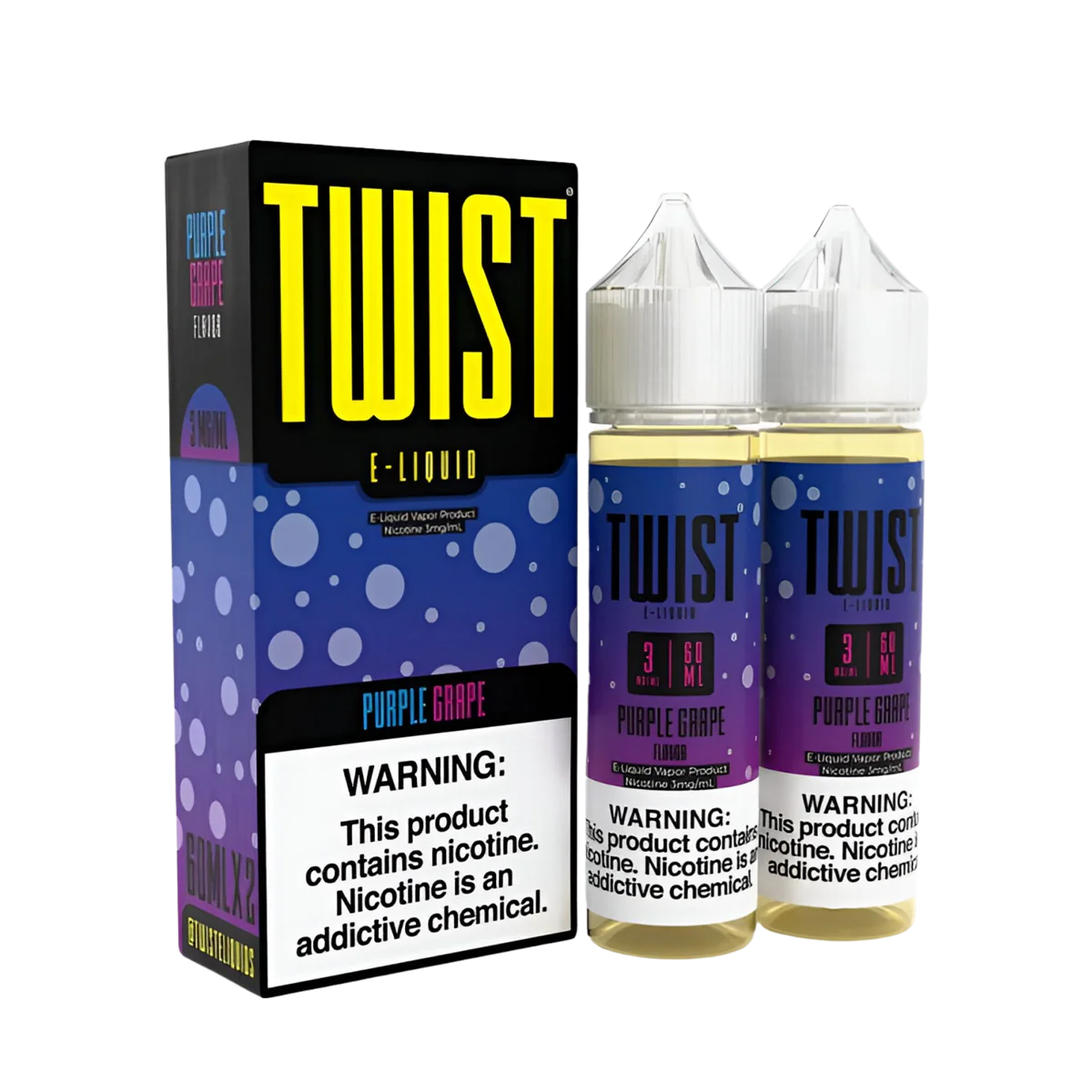 Twist eLiquid Freebase 120mL (2x60mL) Vape Juice - Image 10