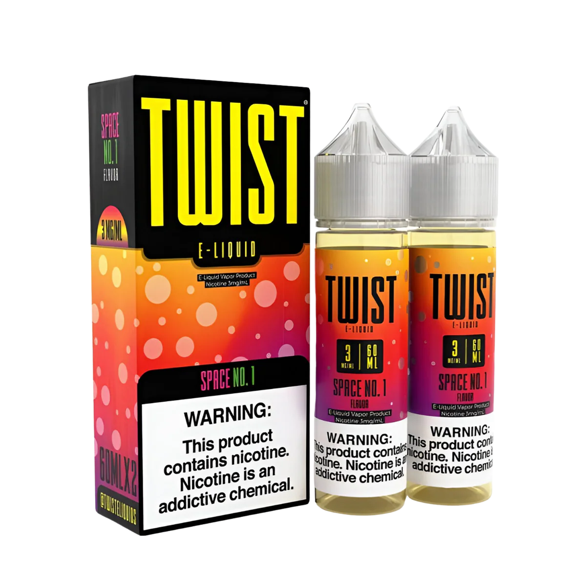 Twist eLiquid Freebase 120mL (2x60mL) Vape Juice - Image 17