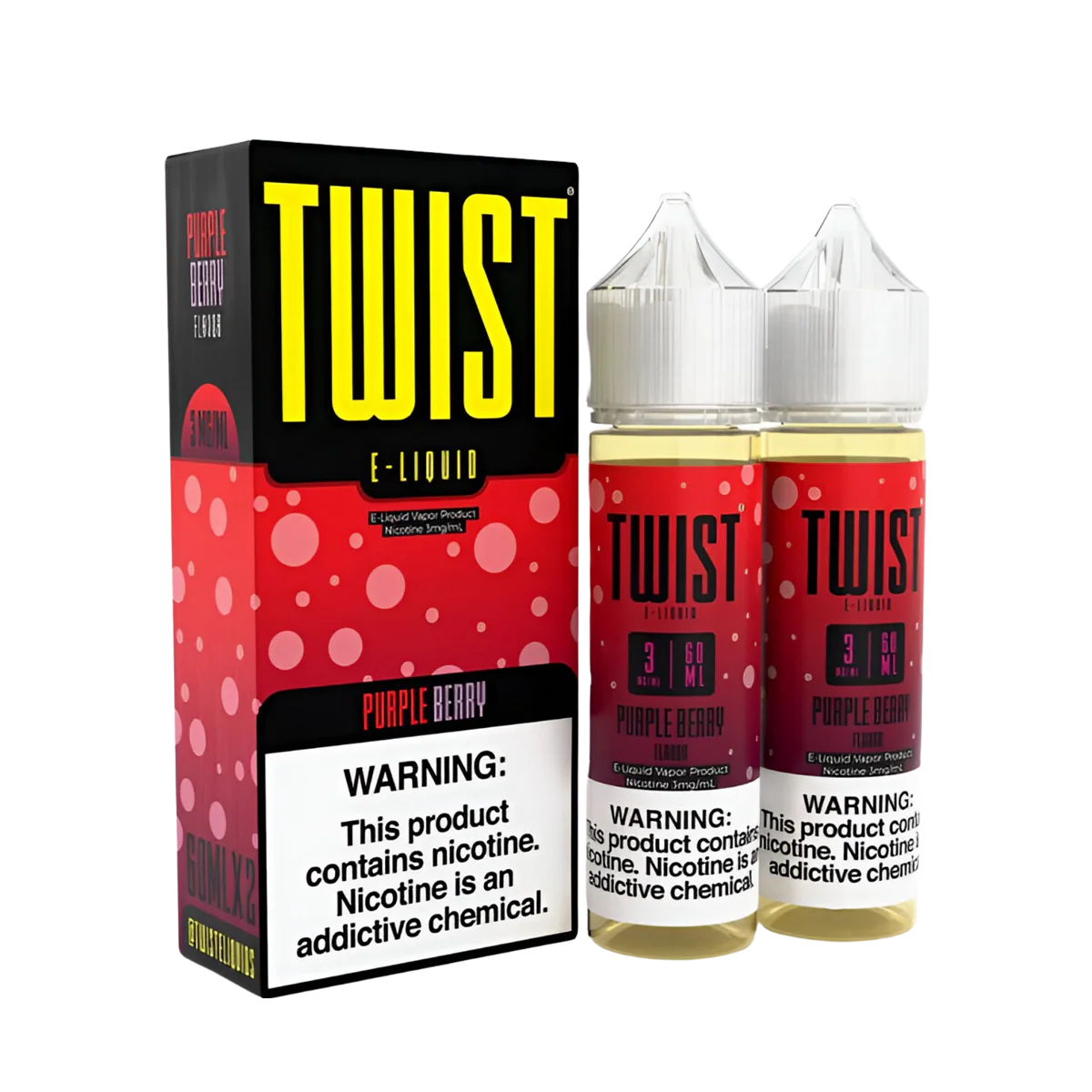 Twist eLiquid Freebase 120mL (2x60mL) Vape Juice - Image 9